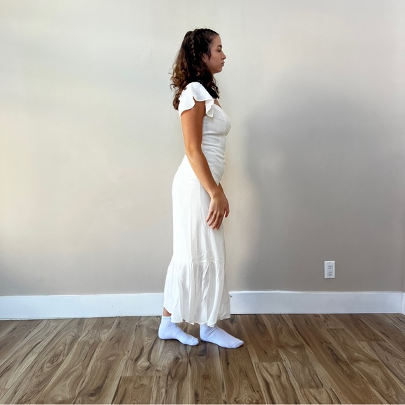 Reformation Butterfly Dress | Ivory🎉SALE 🎀 NEW - Picture 3 of 15